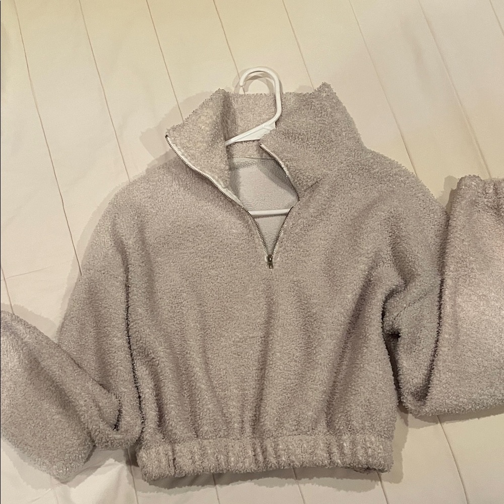 cream Women's crop Sweater